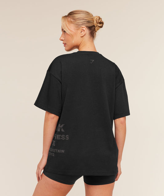 Stacked Graphic Short Sleeve T-Shirt - US 3110