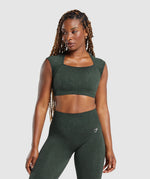 Adapt Fleck Seamless Crop Top - US 4044