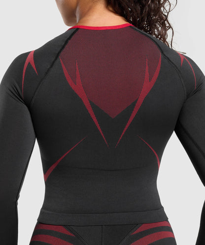 Apex Lift Seamless Long Sleeve Crop Top - US 0687
