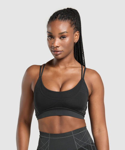 Apex Seamless Strappy Sports Bra - US 9984