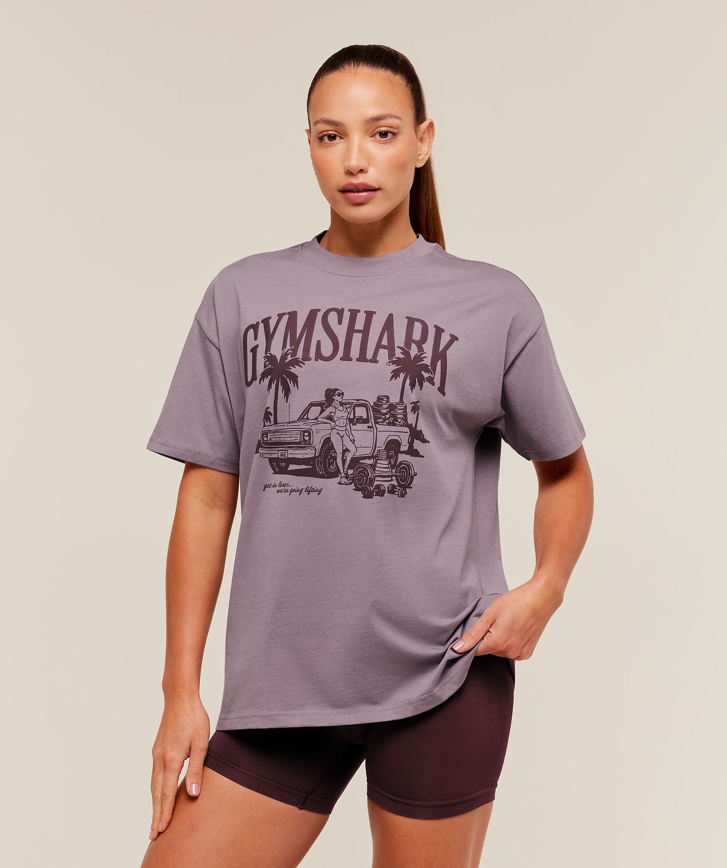 Pick Up Truck Graphic Short Sleeve T-Shirt - US 3327