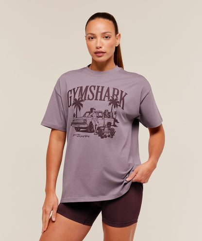 Pick Up Truck Graphic Short Sleeve T-Shirt - US 3327
