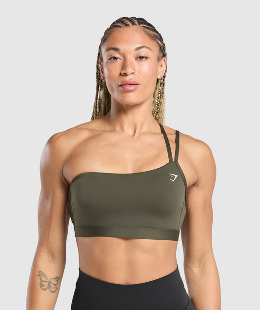 One Shoulder Sports Bra - US 6527