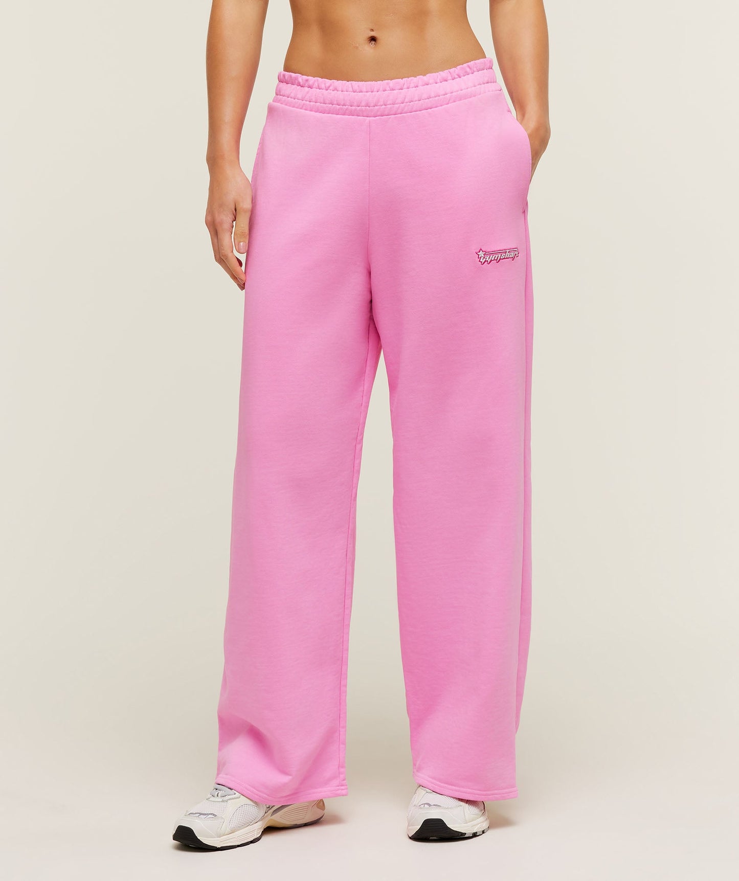 Script Embroidery Wide Leg Pants - US 6316