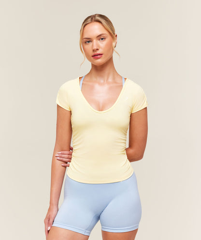 Flutter Cap Sleeve T-Shirt - US 6715