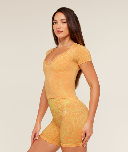 Adapt Animal X Whitney Short Sleeve Top - US 8230