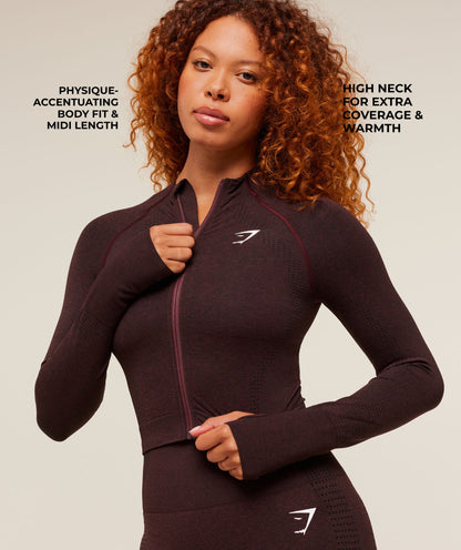 Vital Seamless Midi Zip 2.0 Pullover - US 2206