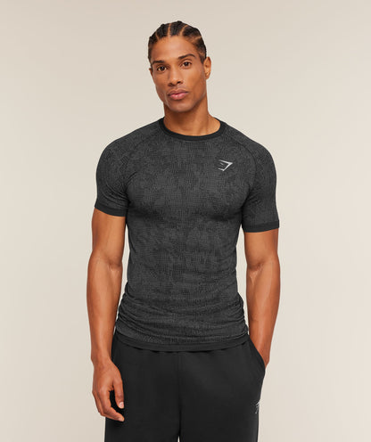 Geo Seamless Grid T-Shirt - US 5751