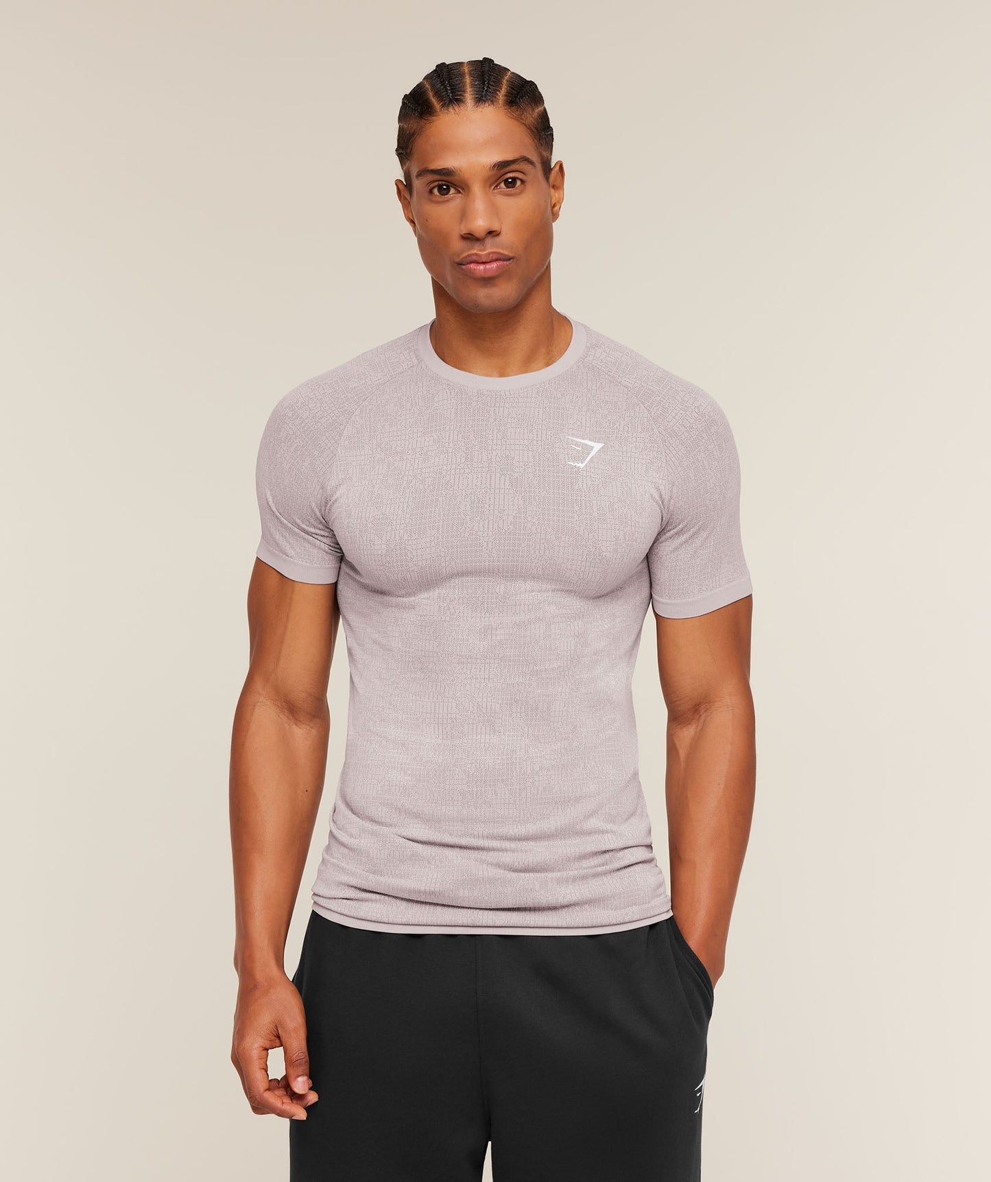 Geo Seamless Grid T-Shirt - US 4478