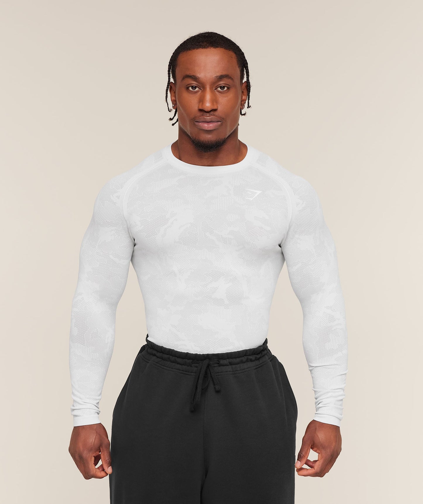 Geo Seamless Long Sleeve T-Shirt - US 9334