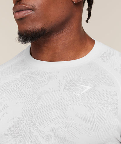 Geo Seamless Long Sleeve T-Shirt - US 3533