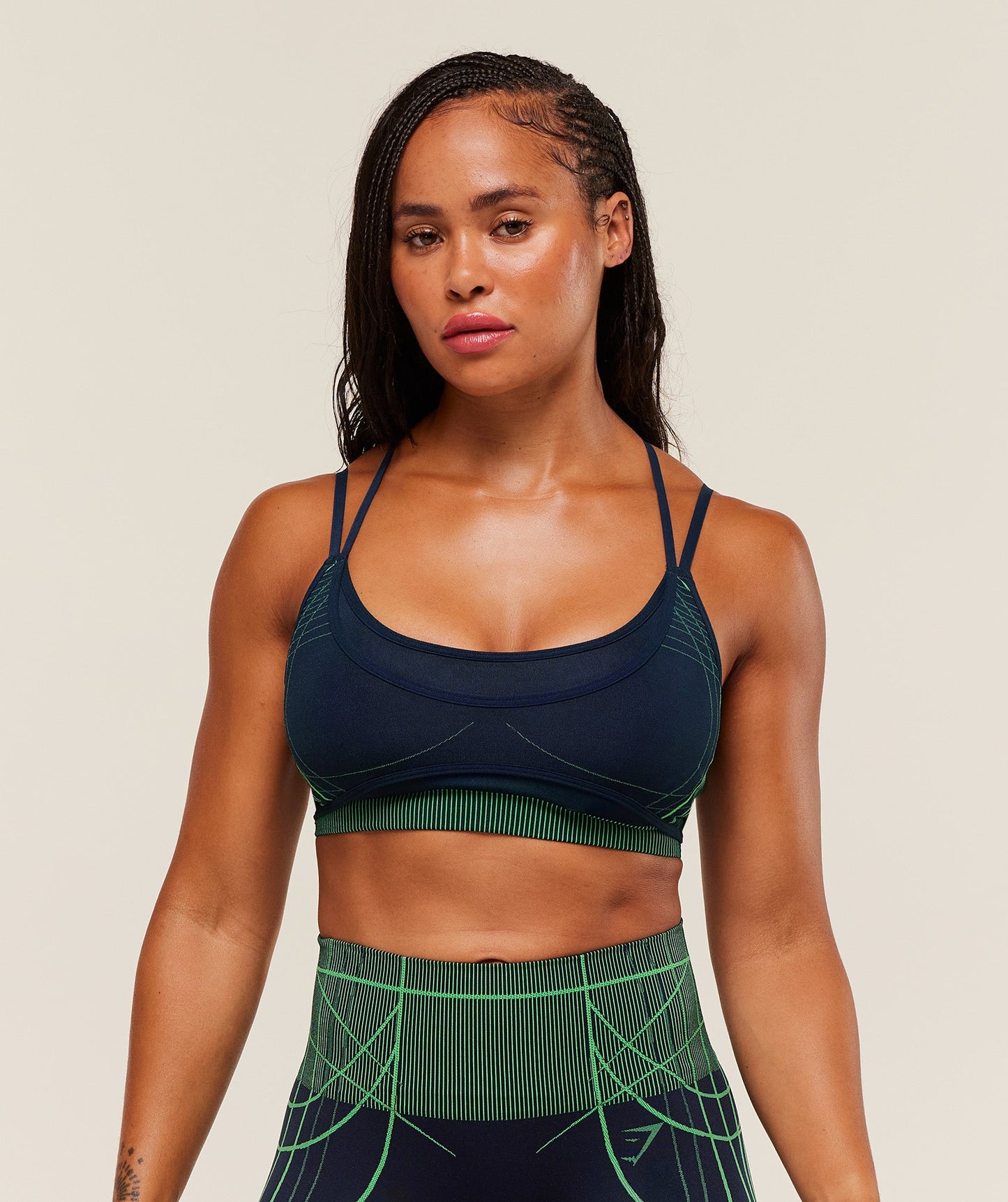 Apex Seamless Strappy Sports Bra - US 3940