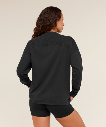 Power Washed Long Sleeve Top - US 8561