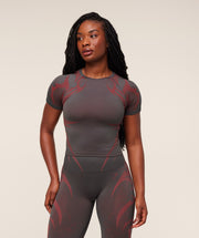 GS Dark Grey/GS Zesty Red