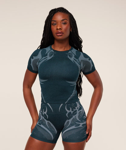 Storm Seamless Short Sleeve Top - US 9074