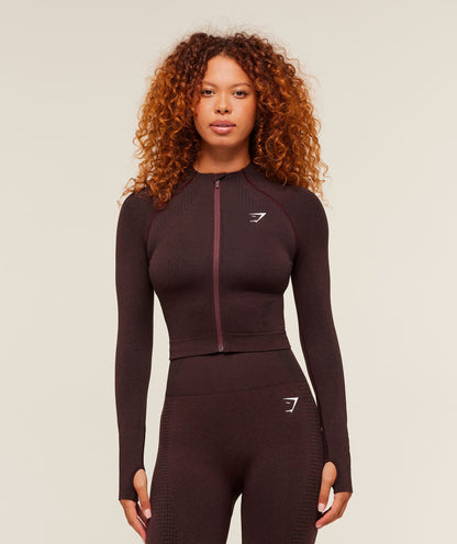 Vital Seamless Midi Zip 2.0 Pullover - US 4932